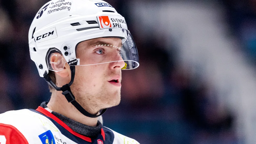 VIK-backen Max Krogdahl stängs av två matcher efter slagsmålet med en DIF-spelare i fredags.