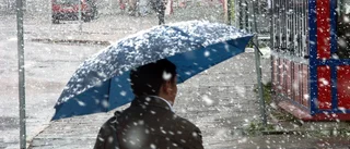 Varning: Snösmocka på ingång