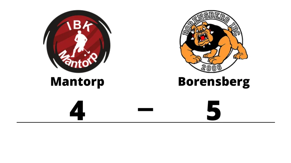 IBK Mantorp förlorade mot Borensberg IBC