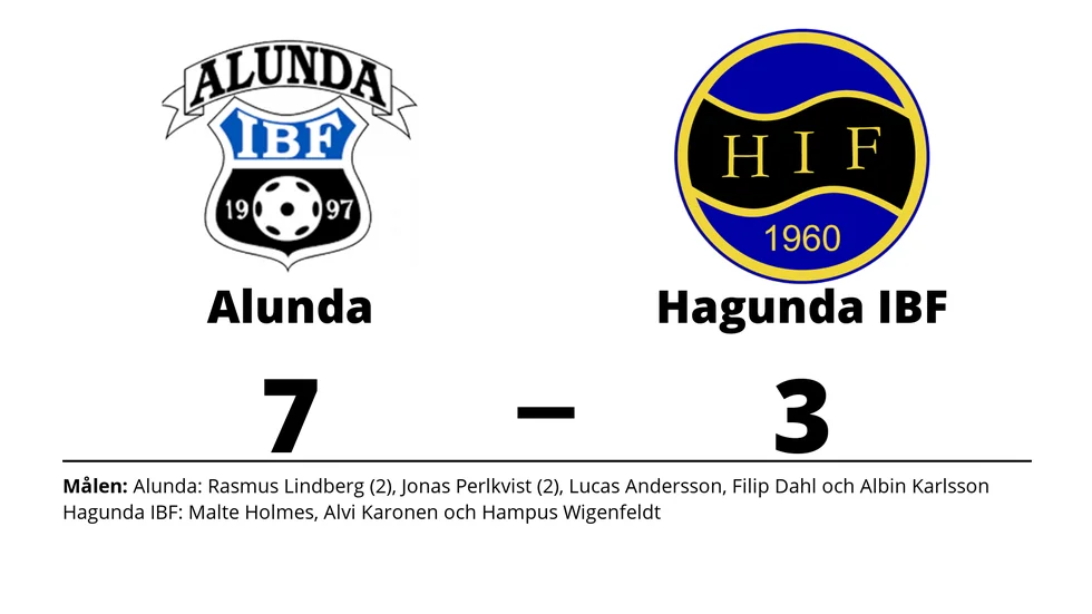 Alunda IBF vann mot Hagunda IBF