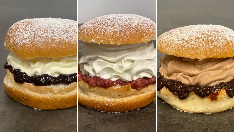 De tre olika semlorna som tävlar om att bli årets Vingåkersemla är nu presenterade.