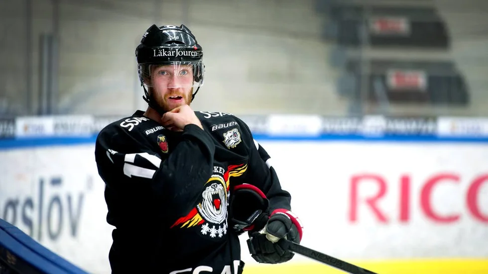 Linus Persson är osäker till spel mot Växjö.
