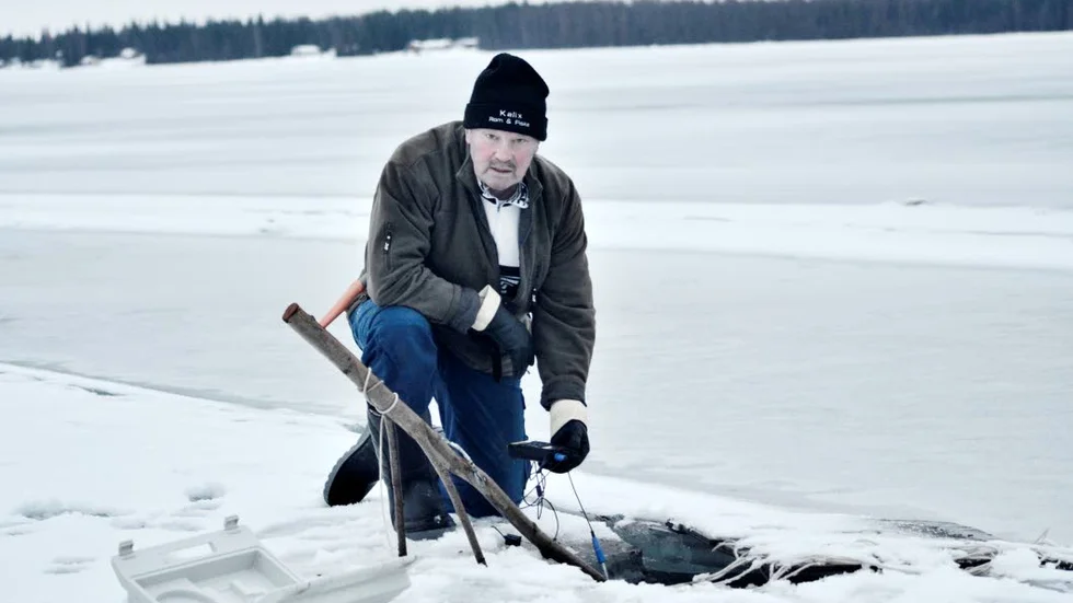 Det var Roland Lundkvist som larmade om den skadade siken och laxen.