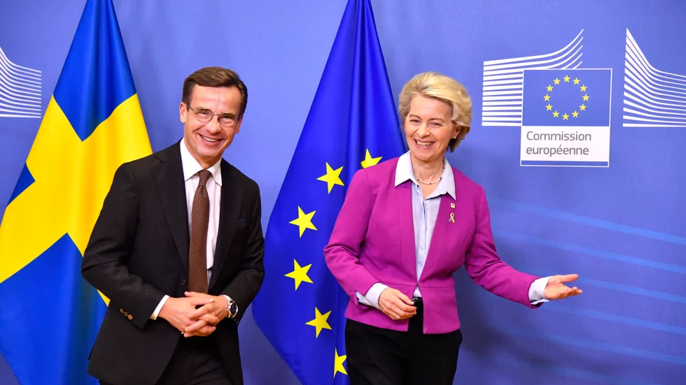 Statsminister Ulf Kristersson (M) och EU-kommissionens ordförande Ursula von der Leyen hör till dem som besöker Kiruna 12-13 januari