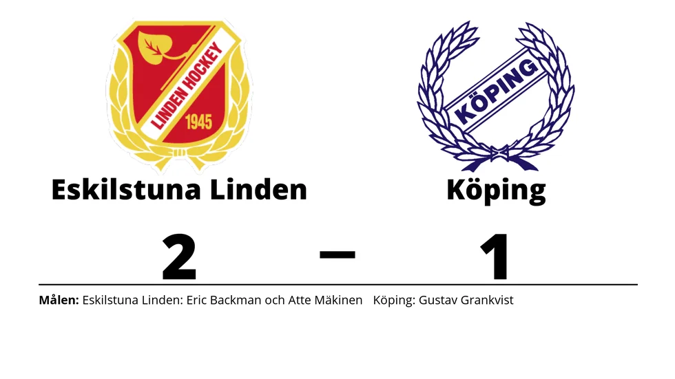 Eskilstuna Linden Hockey vann mot Köping HC