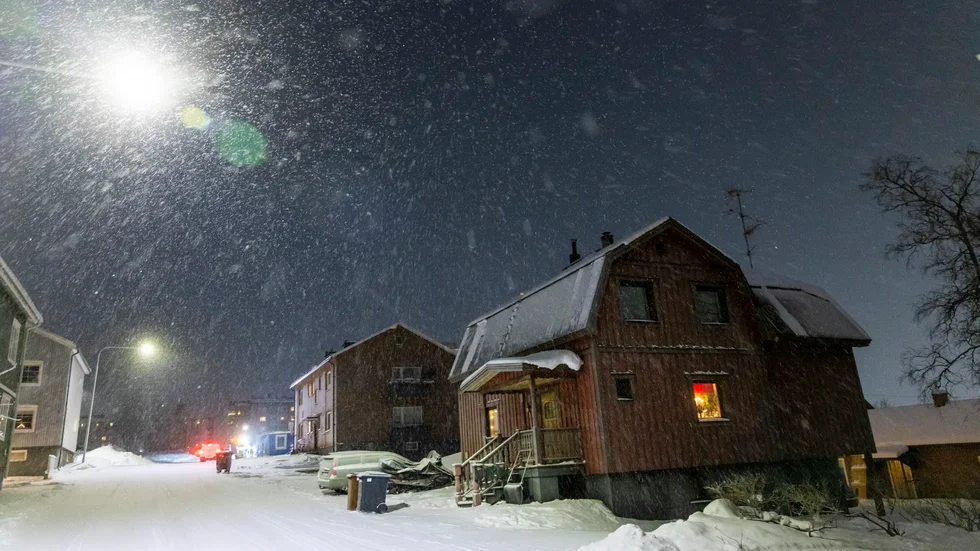 Villapriserna i Kiruna ökade med tio procent, men sjönk med fem procent i länet totalt.