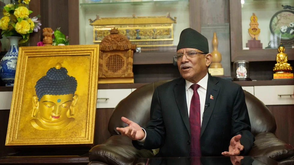 Pushpa Kamal Dahal blir premiärminister för tredje gången. Arkivbild.