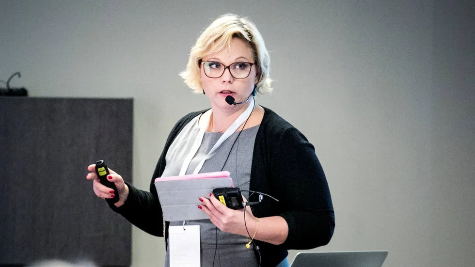 tar matchen. Karin Nygårds vill se en digital satsning i den svenska skolan.