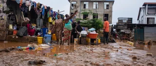 160 döda i översvämningar i Kinshasa