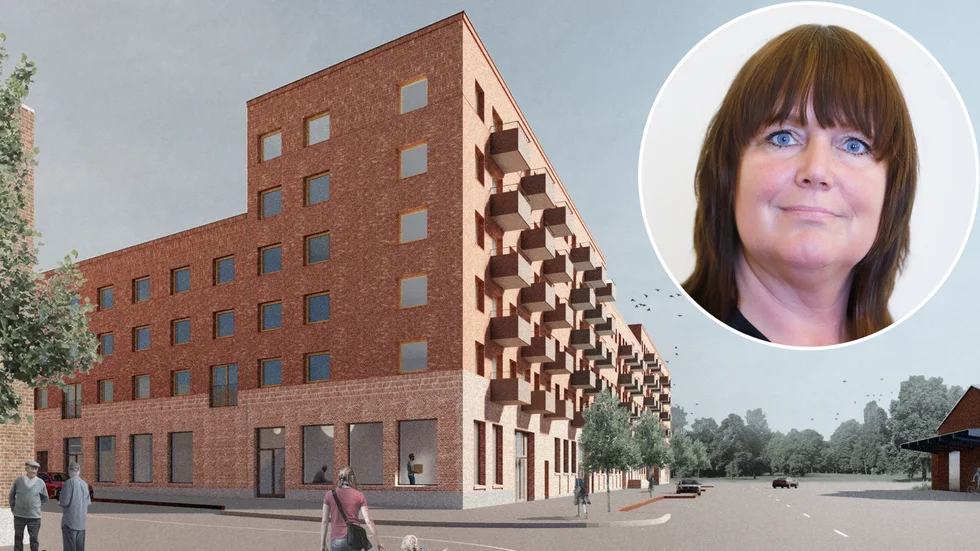 Stadsbyggnadsnämnden har beviljat Kfasts bygglovsansökan för bolagets projekt i Västra Munktellstaden där 200 bostäder ska uppföras. På bilden nämndens ordförande Sarita Hotti (S).
