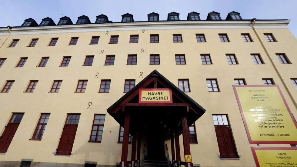 Havremagasinet är en imponerande byggnad i Boden och den konstnärliga verksamheten fortsätter.