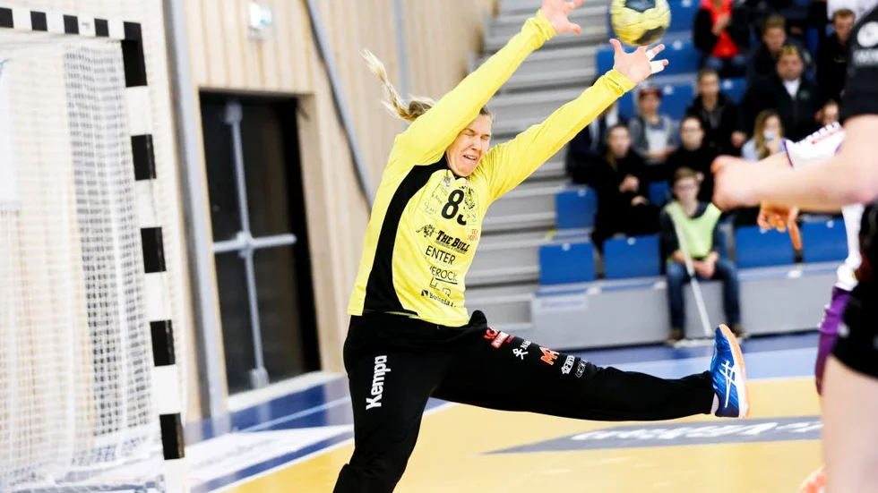 bra. Viktoria Polshikova spelade första halvleken i träningsmatchen mot Västerås.