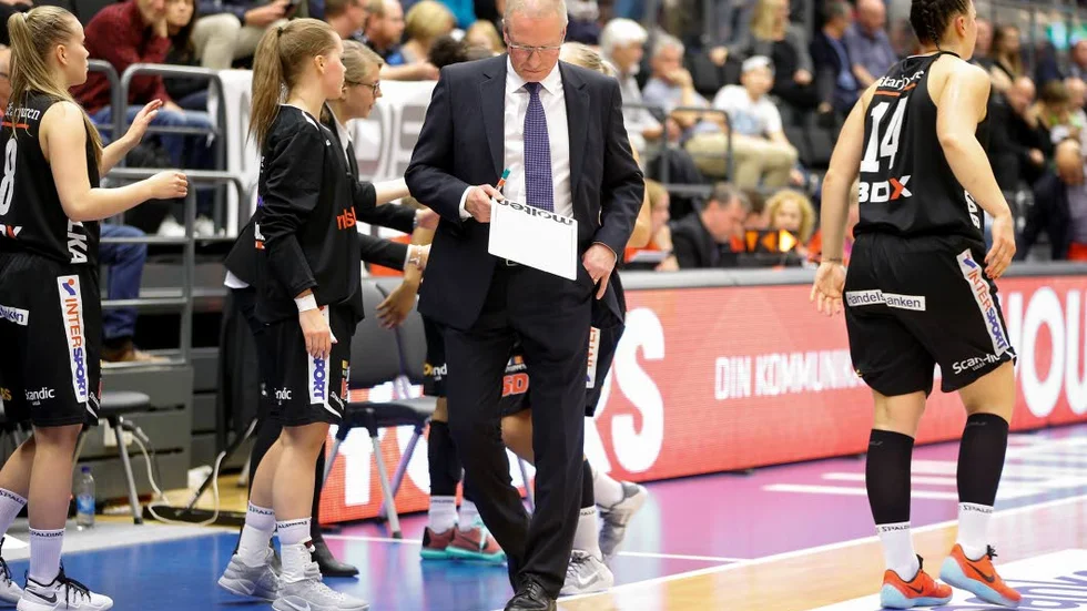 David Visscher, tränare i Luleå Basket.