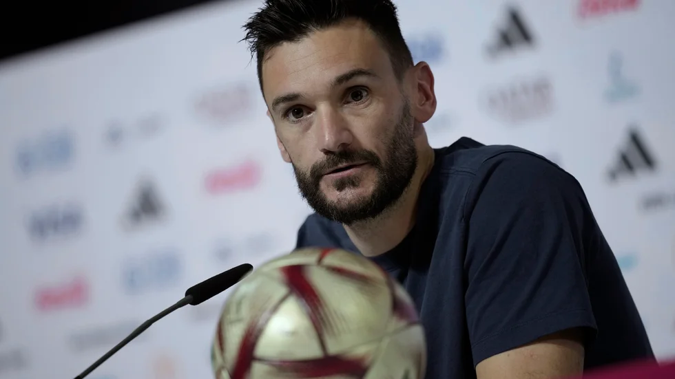 Franske veteranmålvakten Hugo Lloris avslutar landslagskarriären. Arkivbild