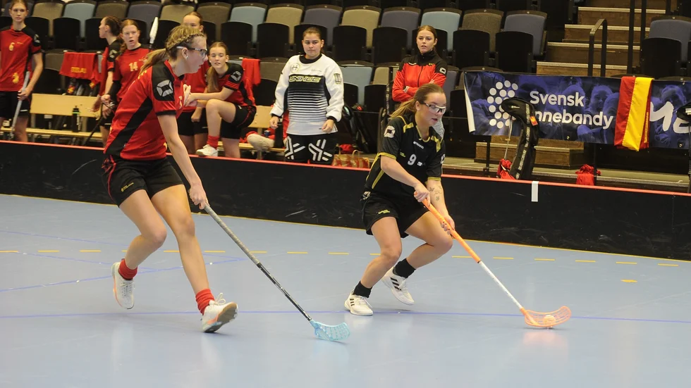 Henna Lappalainen (bilden är tagen från Södermanland distriktlagscup) är stolt över sitt lag Trosa Edanö och att man nu ska spela USM. 