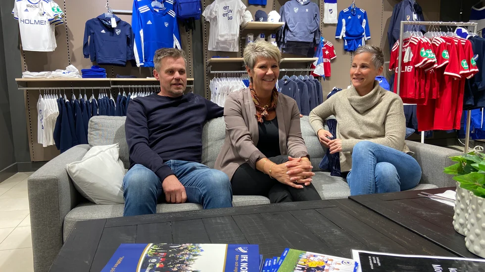 Mårten Jacobsson, Ingela Andersson och Jenny Nilsson är spända av förväntan.