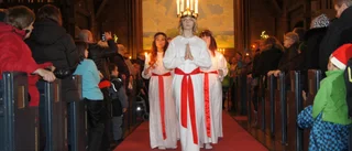 Luciakröning i Kiruna kyrka