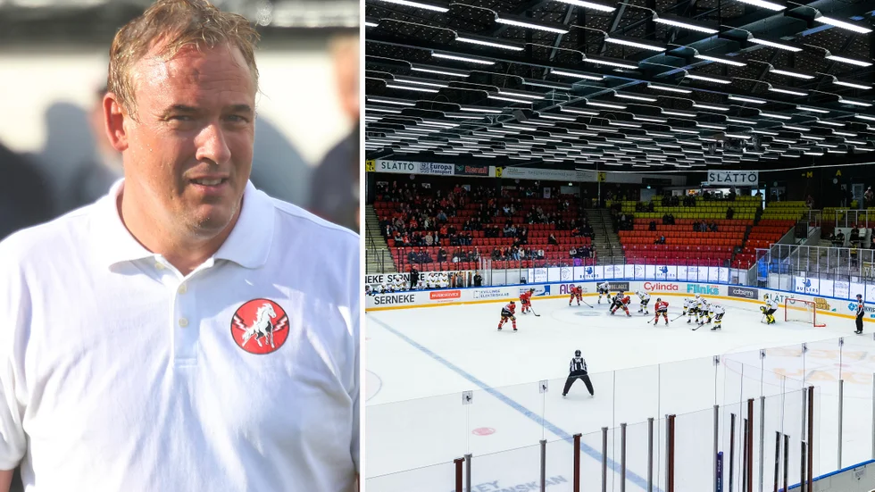 Johan Lundström brottas med tuffa frågor i Vita Hästen den här vintern. Klubben saknar fyra miljoner för att klara elitlicensen och vädjar nu till både sponsorer och supportrar.