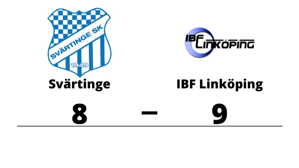 Svärtinge SK förlorade mot IBF Linköping U-lag