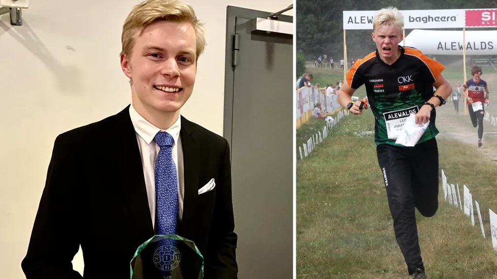 Leo Johansson prisas som årets SIB-stipendiat. Pengarna ska gå till bland annat träningsresor.