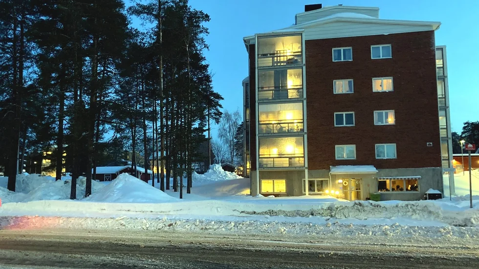 Här, intill det befintliga trygghetsboendet, planeras det nya trygghetsboendet.