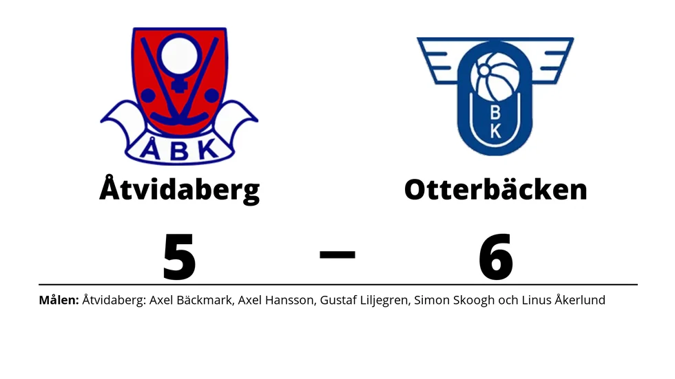 Åtvidabergs BK förlorade mot Otterbäckens BK