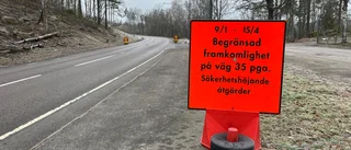 Nytt vägarbete längs 35:an har inletts: "Kommer säkert ta 1–1,5 månader"