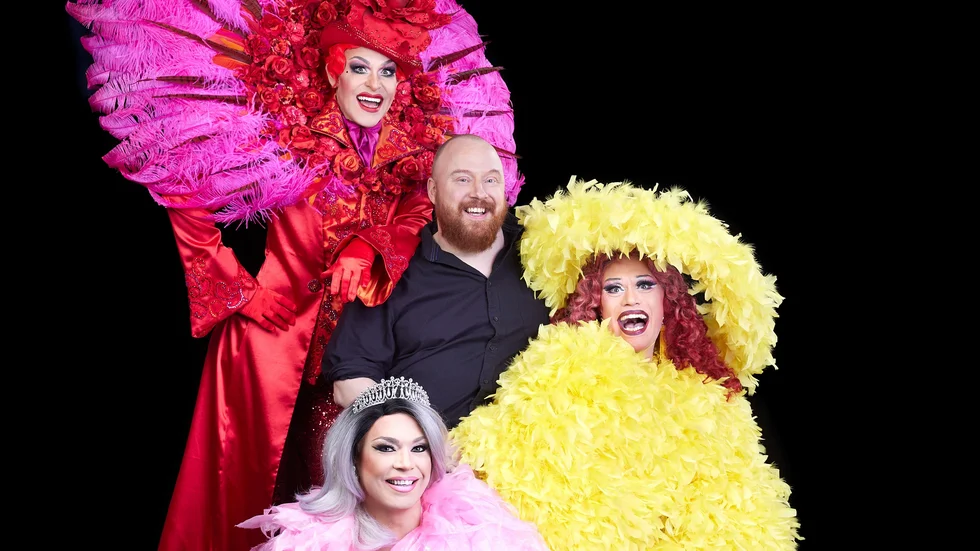 Björta, Petter Wallenberg, Tant Henrik och Inga Tvivel är artisterna bakom kollektivet "Bland drakar och dragqueens".