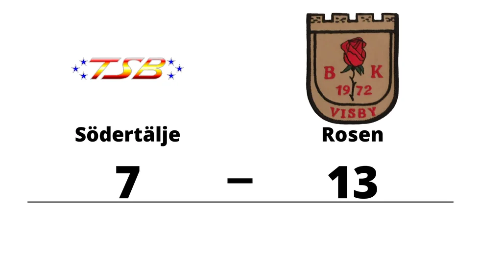 Team Södertälje BK förlorade mot BK Rosen