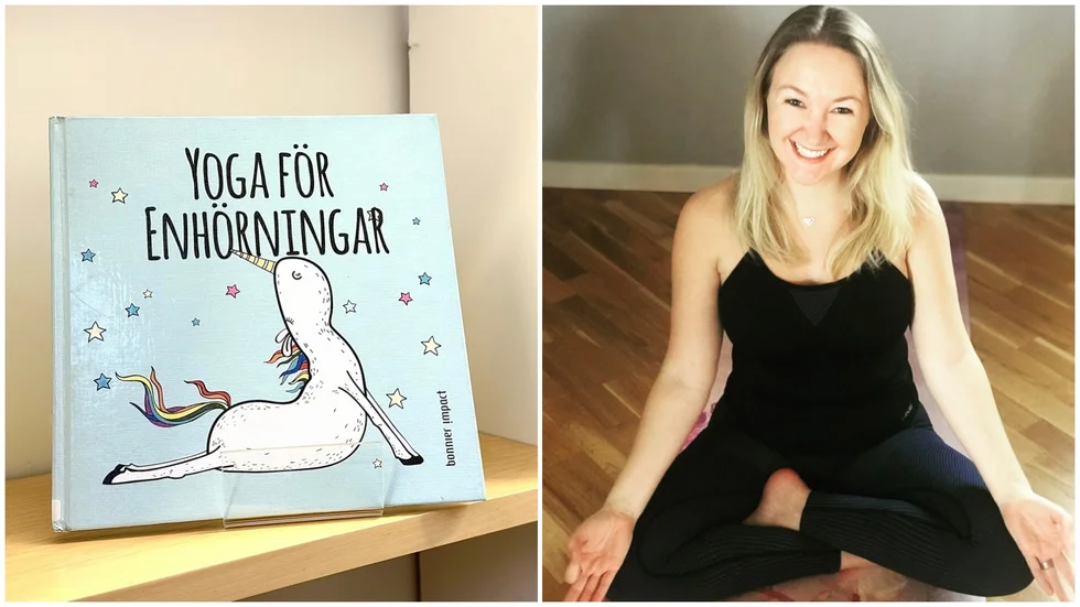 Enköpingsbon och yogaläraren Emelie Thörngren besöker biblioteket onsdagen 22 februari. Där kommer hon att ha en yogastund för barn, på temat enhörningar.