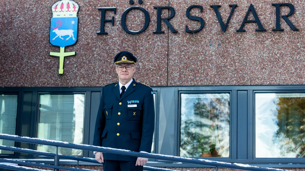 Lars Karlsson, chef Norra militärregionen, ryckte in för 40 år sen. Han har tidigare lett Norrbottensbrigaden.