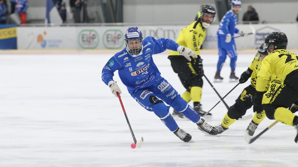 Albin Rohlen var en av IFK Motalas bättre spelare i matchen mot Vetlanda. 