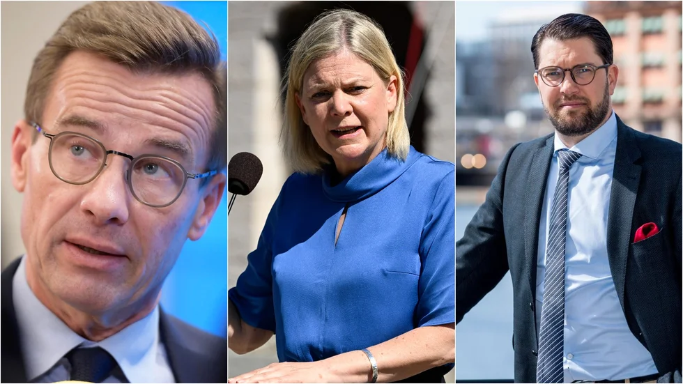 Magdalena Andersson och Jimmie Åkesson kan ta det lite lugnare medan Ulf Kristersson och andra ledande moderater får slita hårt i regeringsselen. Här och nu är i fokus för Kristersson medan vad som kanske komma skall kan ta lite större plats i SD: s och S tankar och verkligheter.