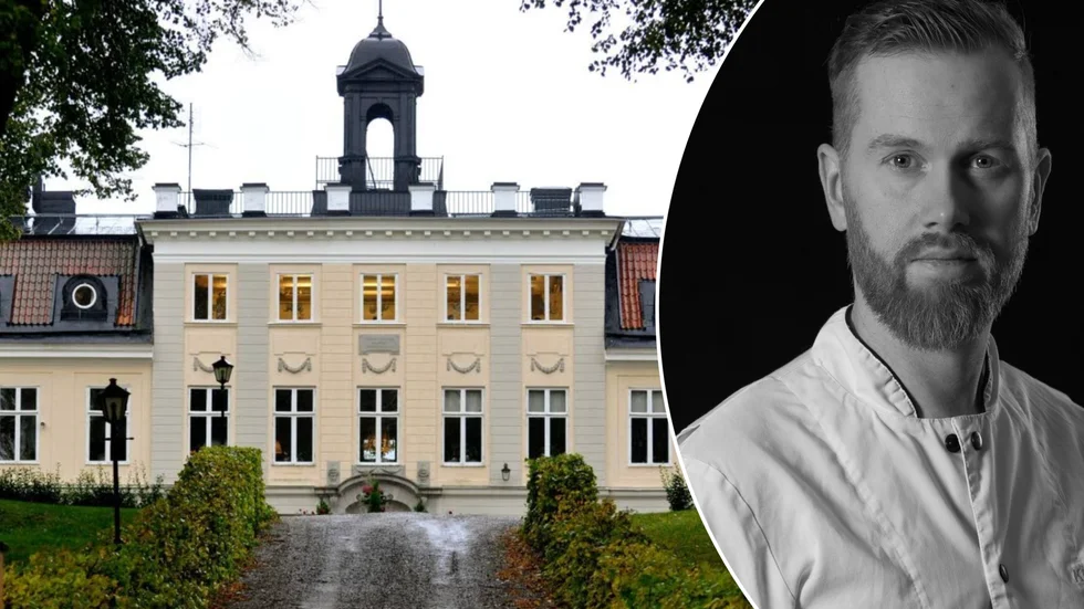 Måns Lundkvist är kökschef på Södertuna slott i Gnesta.