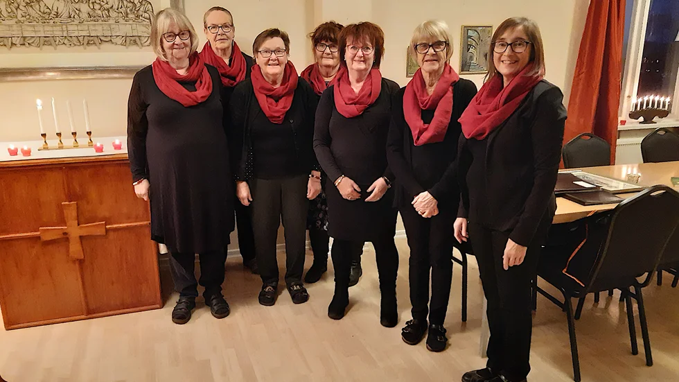 Kyrkokören i Fornåsa församling, Vox Humana, firar 70-års jubileum.