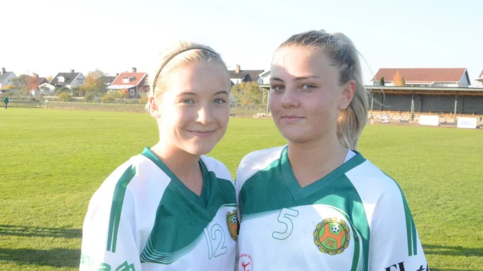 Tilda Föghner och Frida Pöder såg med sina  mål till att vända underläget till seger i kvalet.