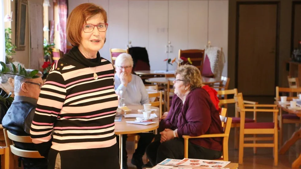 Florence Svensson från Tjustbygdens diabetesförening var på plats i Silverdalen för att berätta mer om diabetes och hur man upptäcker sjukdomen.