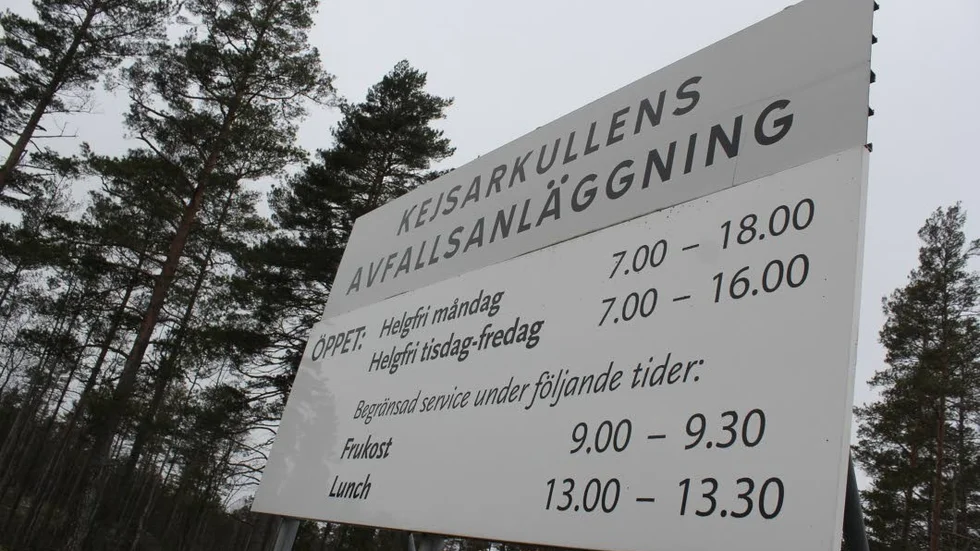 Deponin som ska sluttäckas på Kejsarkullen är 73 500 kvadratmeter stor.