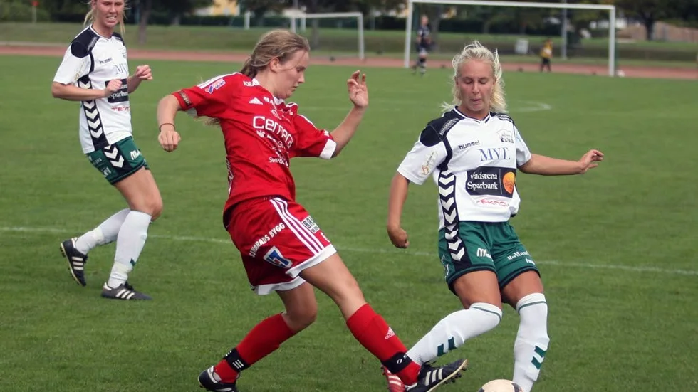 Snabb. En av Emelie Ljungbergs styrkor som fotbollspelare är att hon är snabb tycker tränare Bjurbäck.