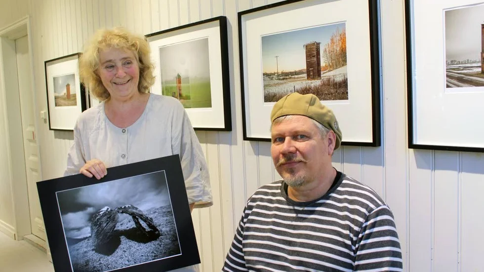 Ställer ut. Margareta Wiman och Erkki Saikkonen visar fotografier på Lofta Caffè med start lördagen den 30 september.