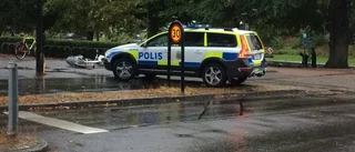 Misstänkt garagetjuv greps i centrum