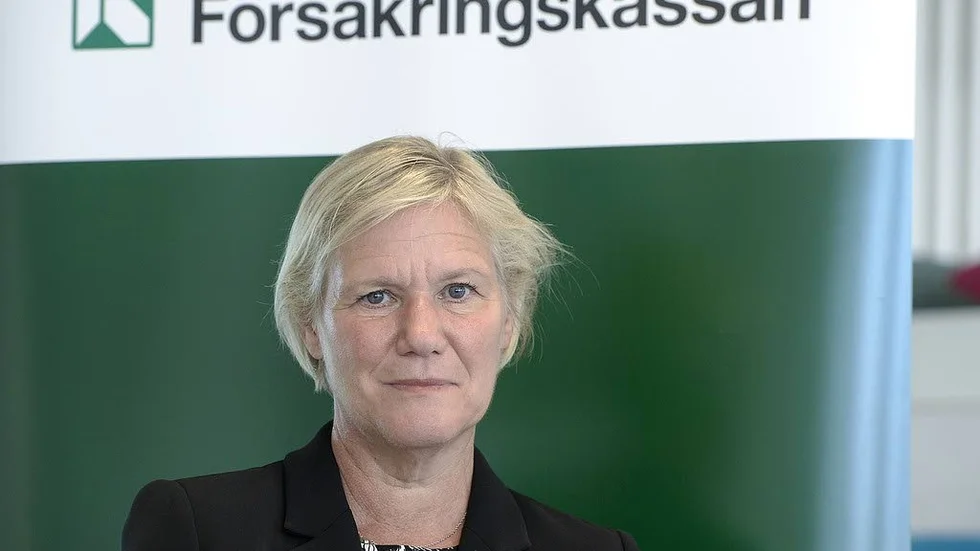 Sparkad.  Ann-Marie Begler, tills regeringen fick valfrossa Försäkringskassans generaldirektör.