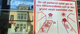 Har du sett roliga skylten i stan?