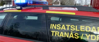Villabrand utanför Asby