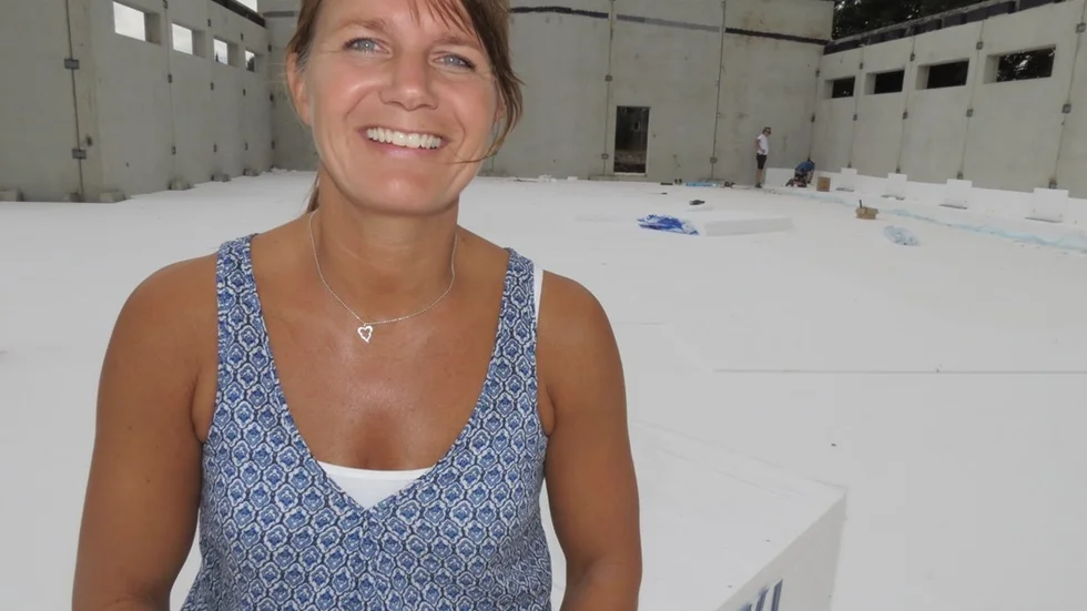 Ullis O Garpenberg visar runt i Actics nya lokaler. I vår blir det färdigt.Foto: Åsa Thaberman