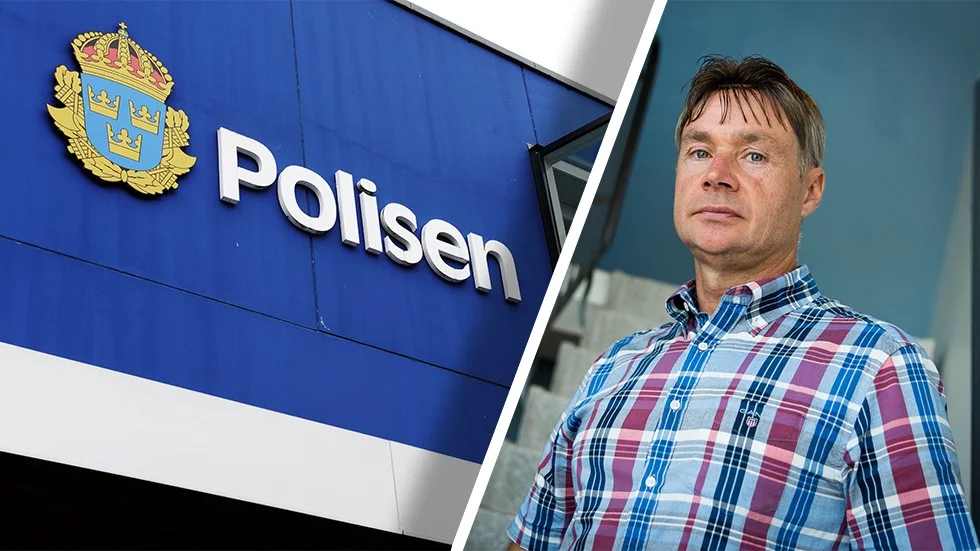 Ulf Gollungberg vid polisen i Västervik.