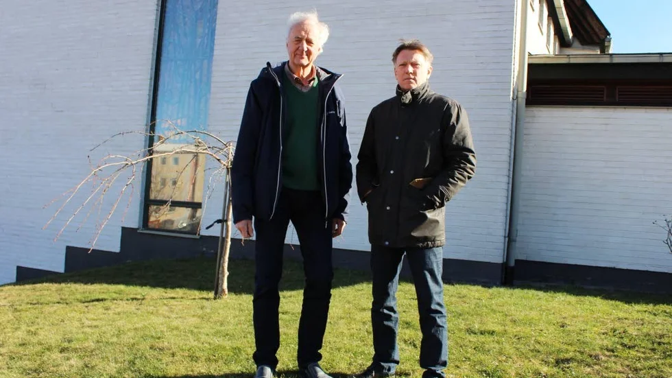 På västkusten finns flera liknande men än så länge större konferensen. - Det var en tanke från min sida, att skapa något liknande, säger Gunnar Lindén (t h). Christer Elvin hoppas på kunskaper och intellektuell debatt.