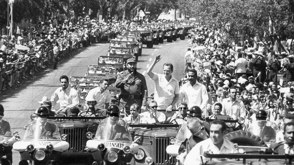 Palme. Sveriges dåvarande statsminister besöker Fidel Castro 1975.