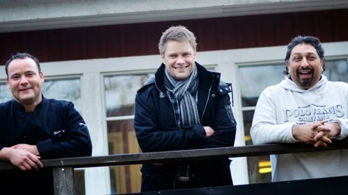 David Bitton, Claes Creutz och Sergio Carrizo ser fram emot skidsäsongen. Foto: Josefin Nilsson