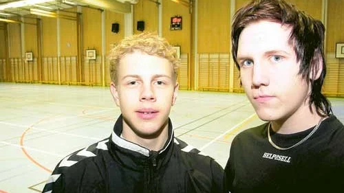 Oliver Carlford och Eric Schultz från Hultsfred tog brons med Småland i Sverigecupen i Katrineholm. Foto: Olof Carlson